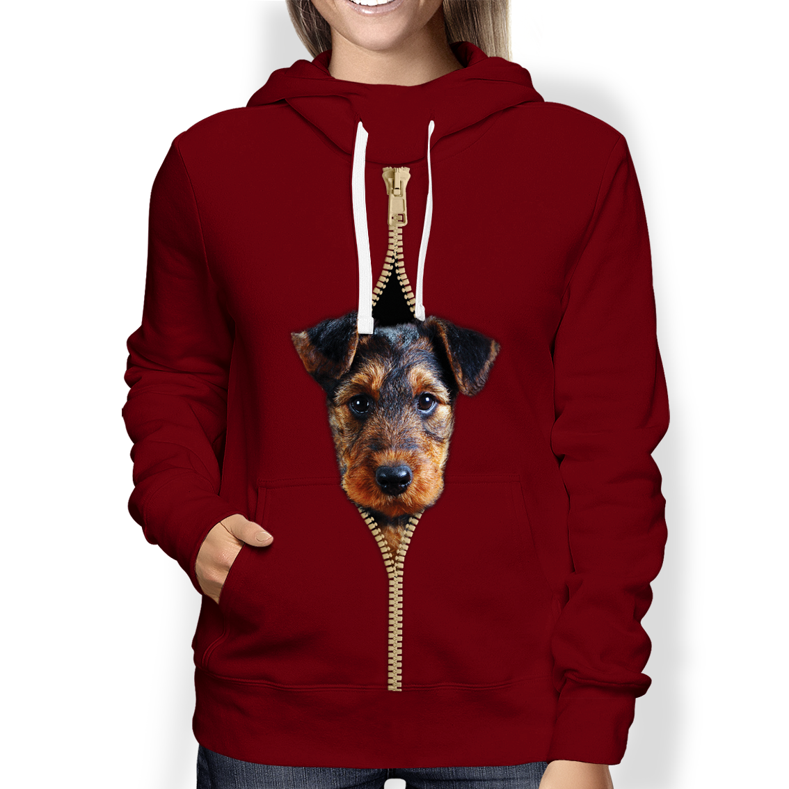 I'm With You - Border Collie Hoodie V2