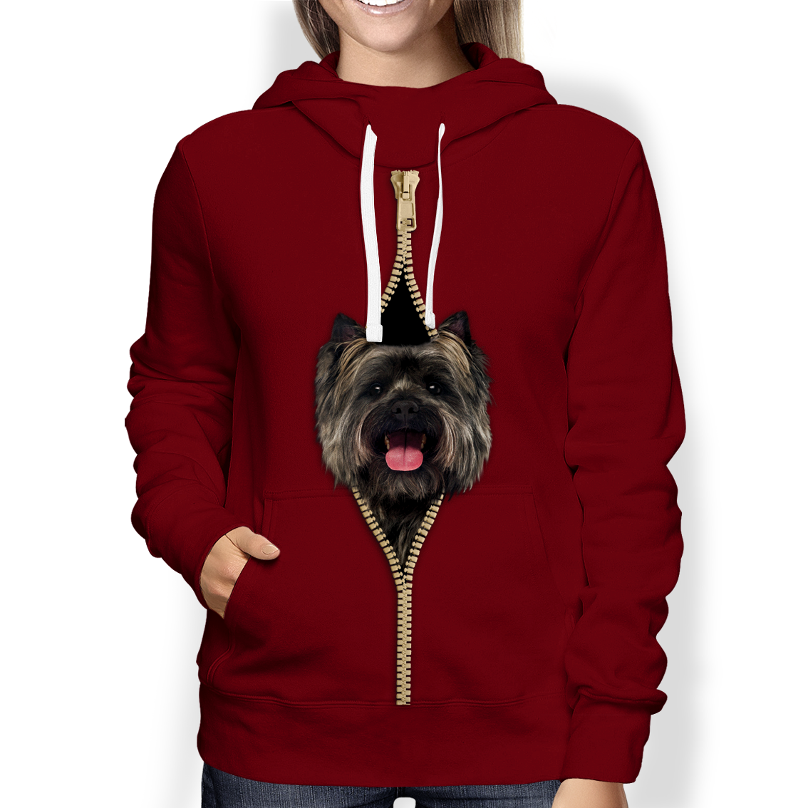 I'm With You - Clumber Spaniel Hoodie V1