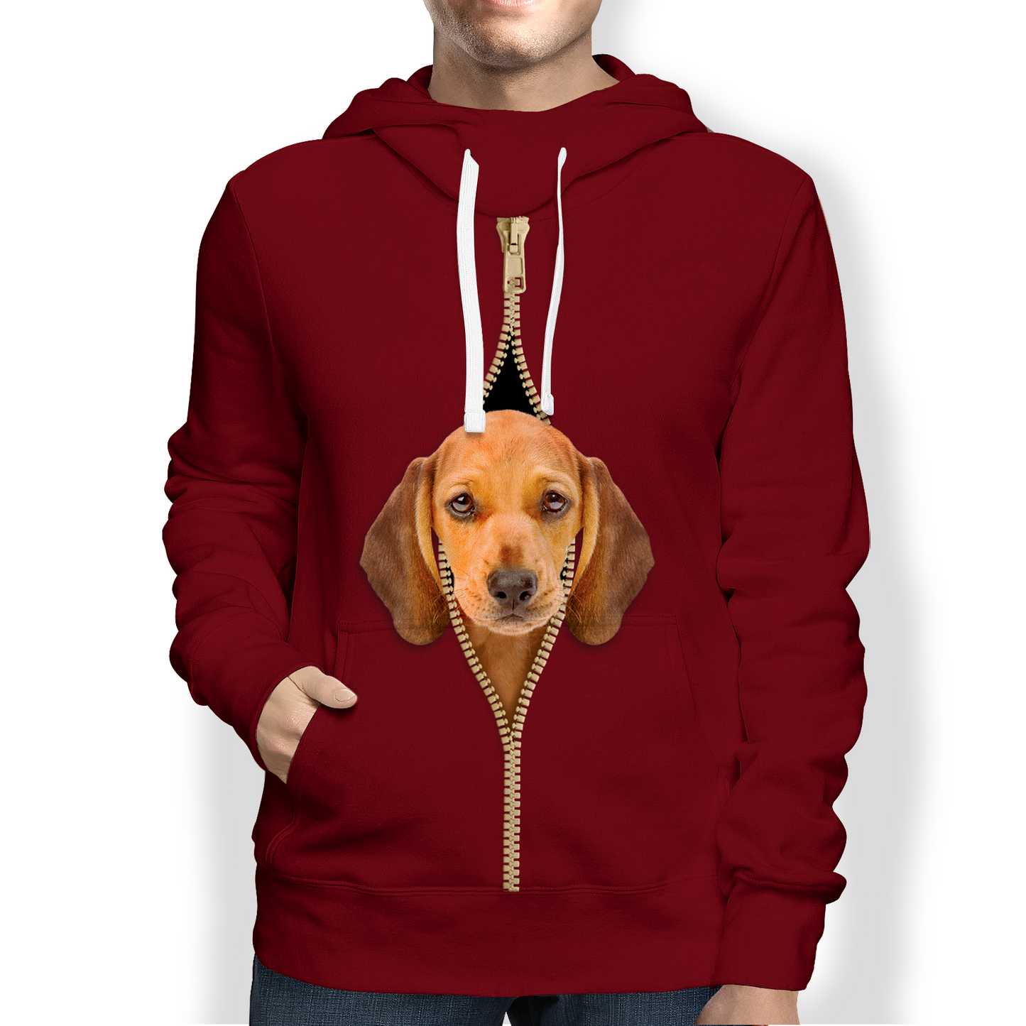 I'm With You - Poodle Hoodie V6