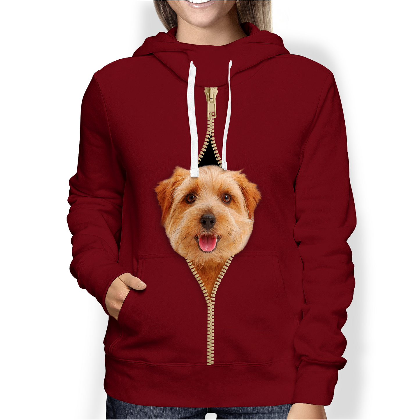 I'm With You - Lancashire Heeler Hoodie V1