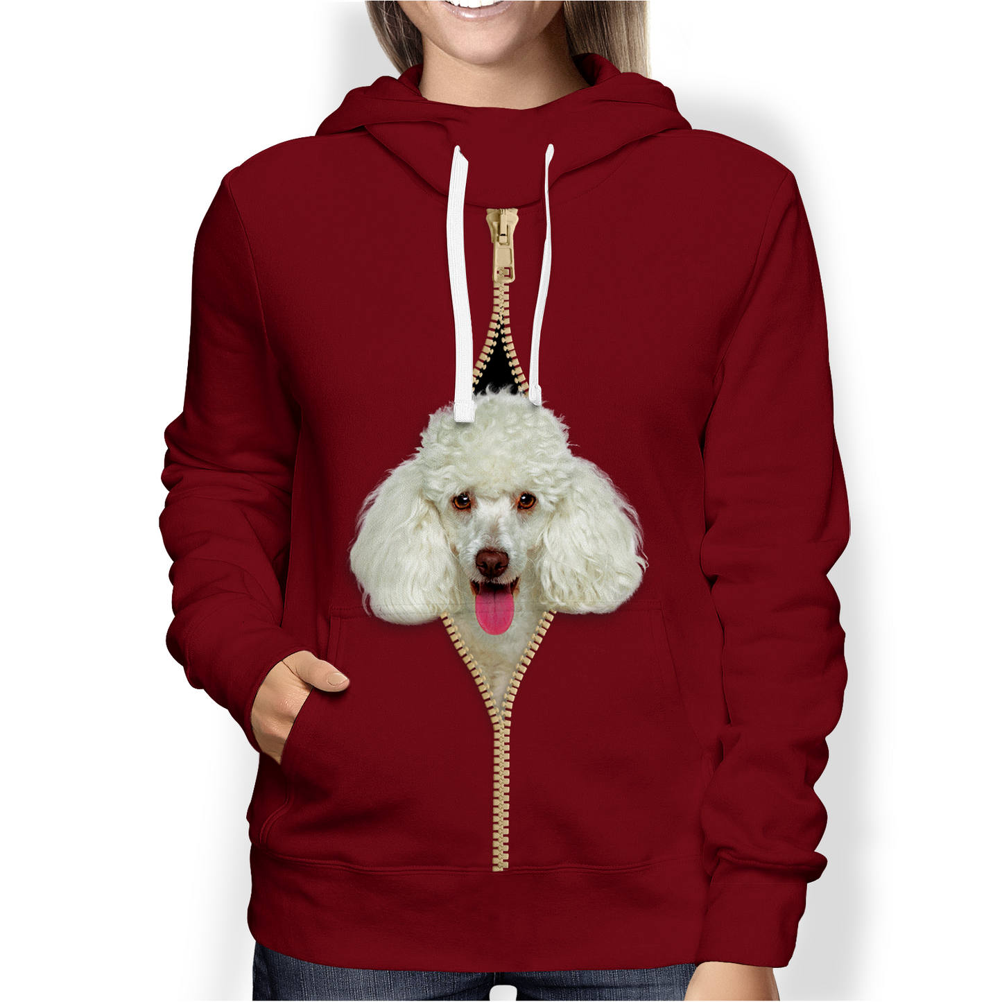 Je suis avec toi - Welsh Corgi Sweat à capuche V3