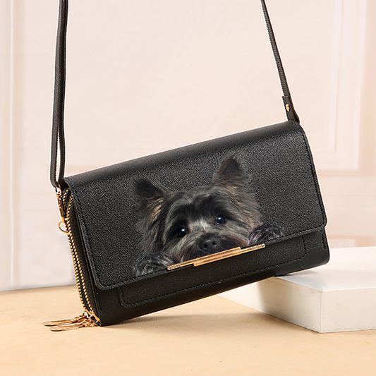 Can You See - Cairn Terrier Crossbody Purse Women Clutch V2