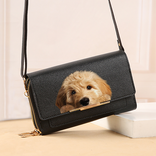 Can You See - Goldendoodle Crossbody Purse Women Clutch V1