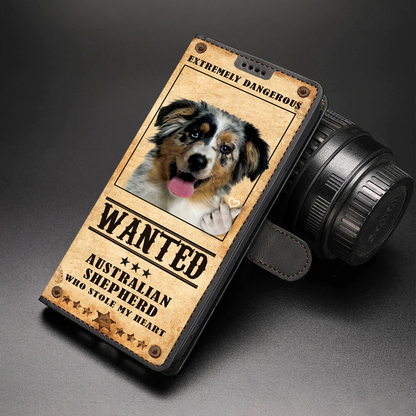 Heart Thief Australian Shepherd - Love Inspired Wallet Phone Case V1