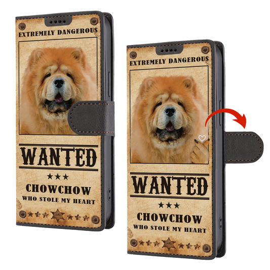 Heart Thief Chow Chow - Love Inspired Wallet Phone Case V1