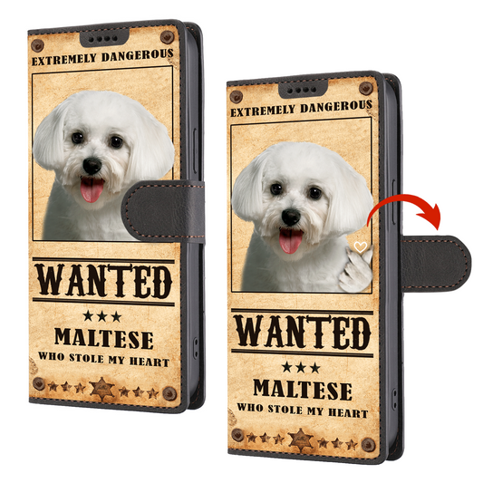 Heart Thief Maltese - Love Inspired Wallet Phone Case V1