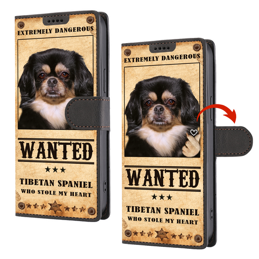 Heart Thief Tibetan Spaniel - Love Inspired Wallet Phone Case V2