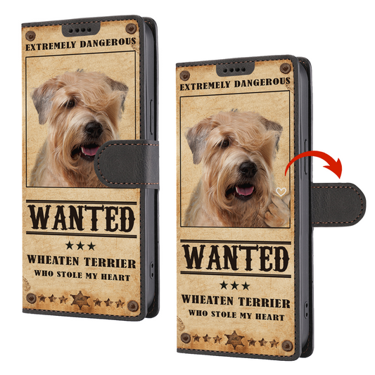 Heart Thief Wheaten Terrier - Love Inspired Wallet Phone Case V1