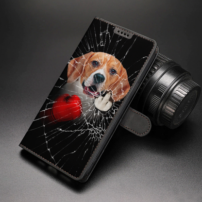 Knock You Out, Beagle - Wallet Phone Case V1