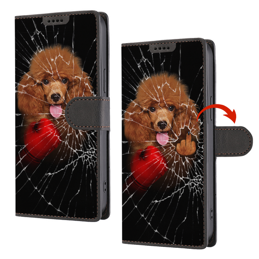 Knock You Out, Poodle - Wallet Phone Case V1