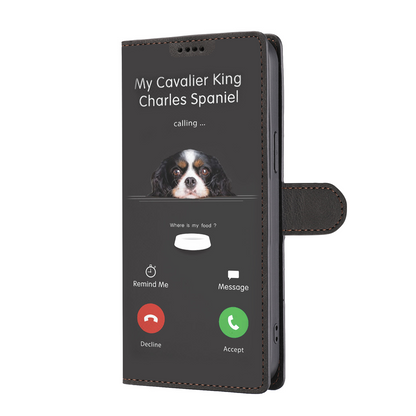 My Cavalier King Charles Spaniel Is Calling - Wallet Case V1