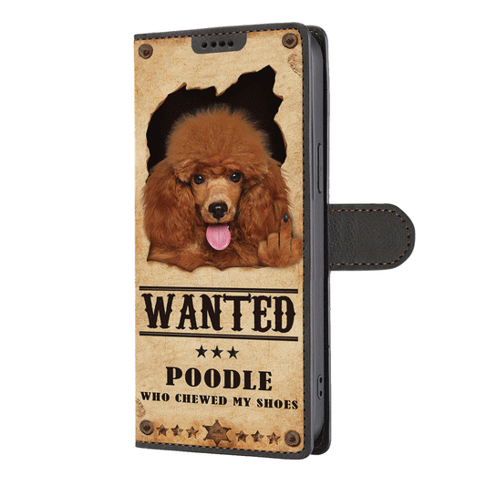 Poodle Wanted - Fun Wallet Phone Case V1