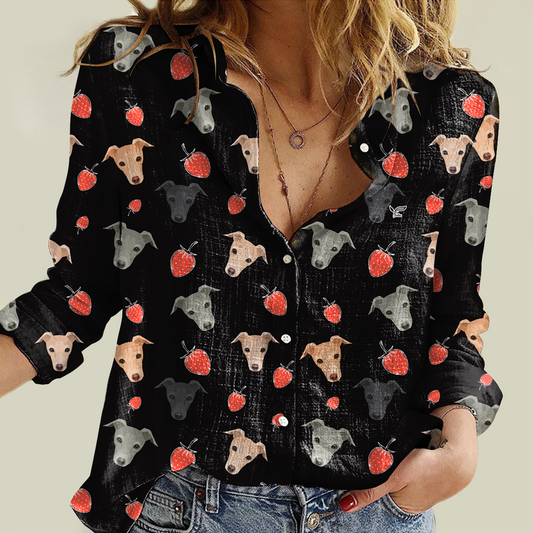 Strawberry And Greyhound - Women Shirt