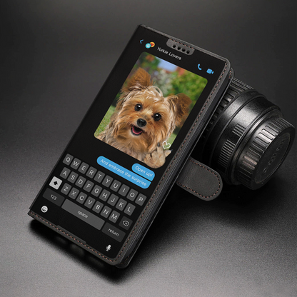 Hidden Message Of Yorkshire Terrier - Playful Wallet Phone Case V2