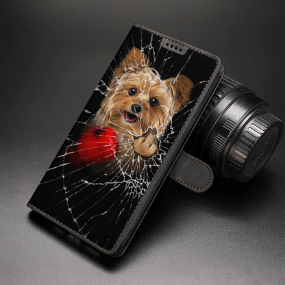 Knock You Out, Yorkshire Terrier - Wallet Phone Case V2