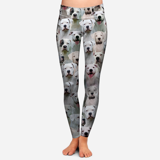 You Will Have A Bunch Of Dogo Argentinoes - Leggings V1