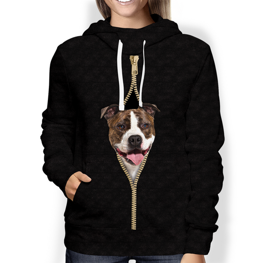 I'm With You - American Staffordshire Terrier Hoodie V3
