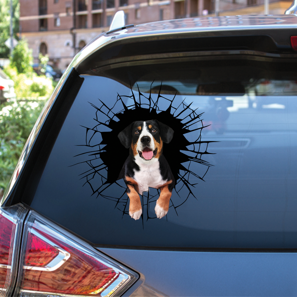 Get In - It's Time For Shopping - Appenzeller Sennenhund Car/ Door/ Fridge/ Laptop Sticker V1