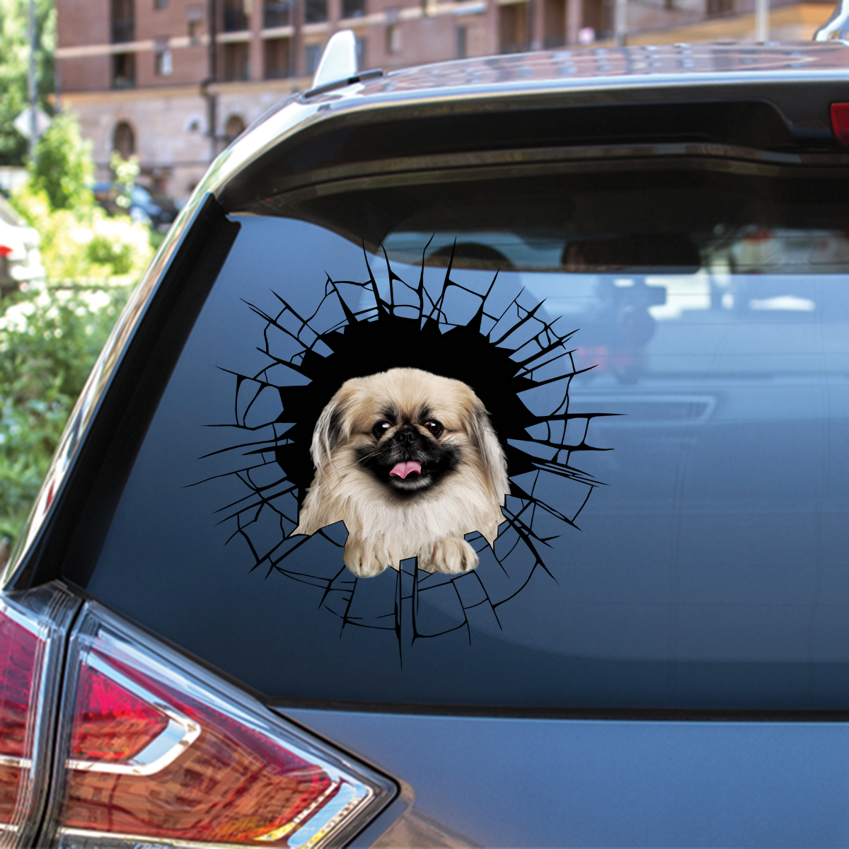 Get In - It's Time For Shopping - Pekingese Car/ Door/ Fridge/ Laptop Sticker V1