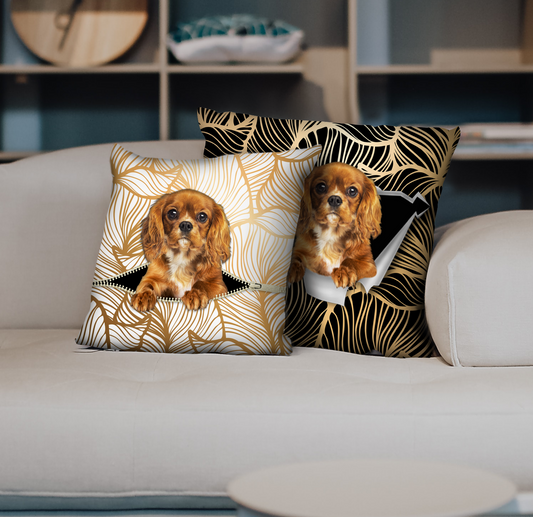 They Steal Your Couch - Cavalier King Charles Spaniel Pillow Cases V4 (Set of 2)