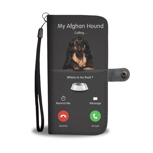 My Afghan Hound Is Calling - Wallet Case V1