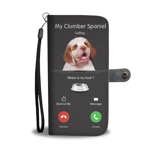 My Clumber Spaniel Is Calling - Wallet Case V1