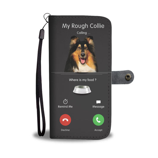 My Rough Collie Is Calling - Wallet Case V2