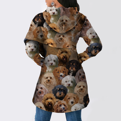 A Bunch Of Cavapoos - Fashion Long Hoodie V1