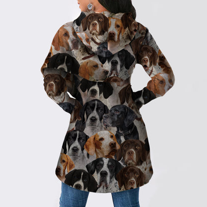 A Bunch Of English Pointers - Fashion Long Hoodie V1