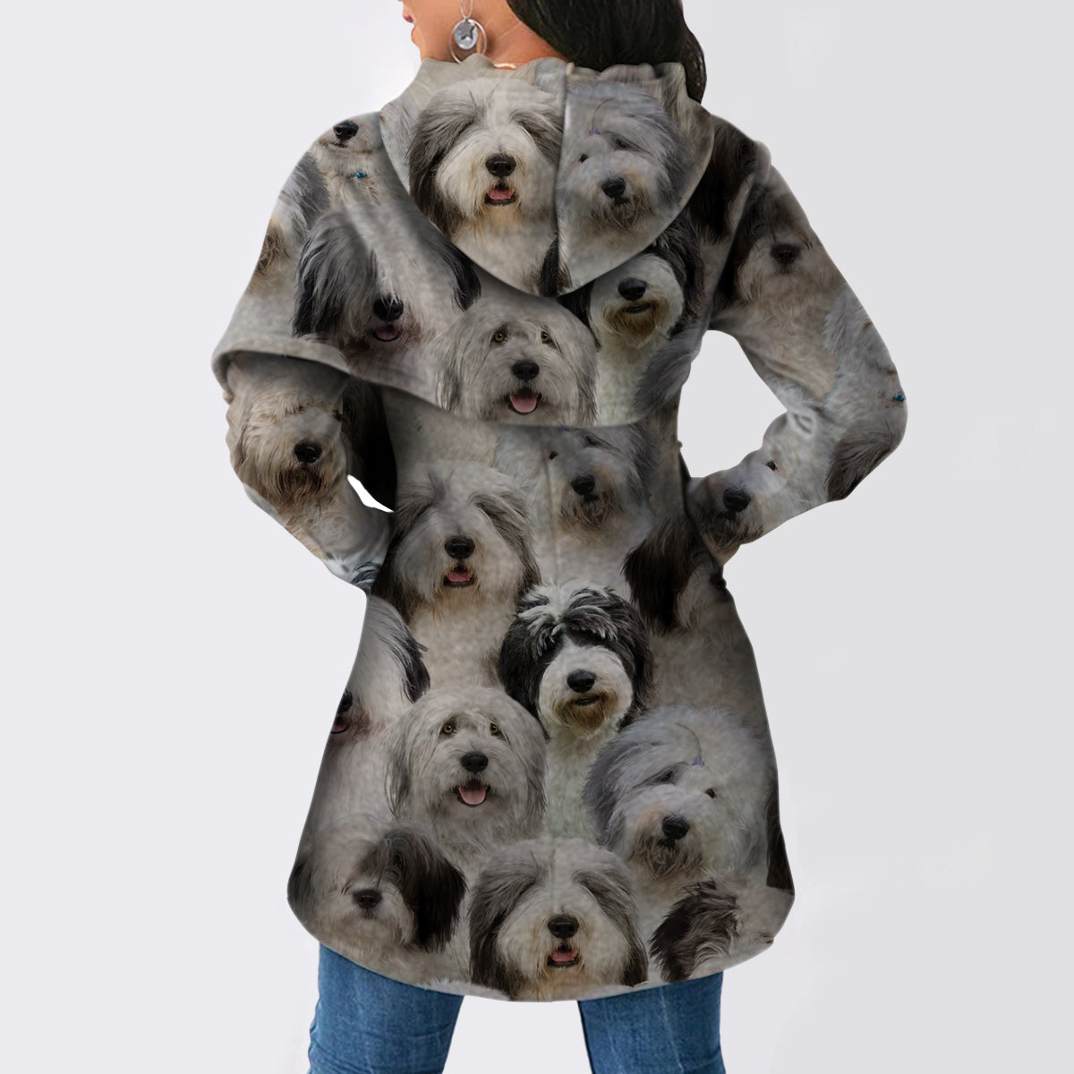 A Bunch Of Old English Sheepdogs - Fashion Long Hoodie V1
