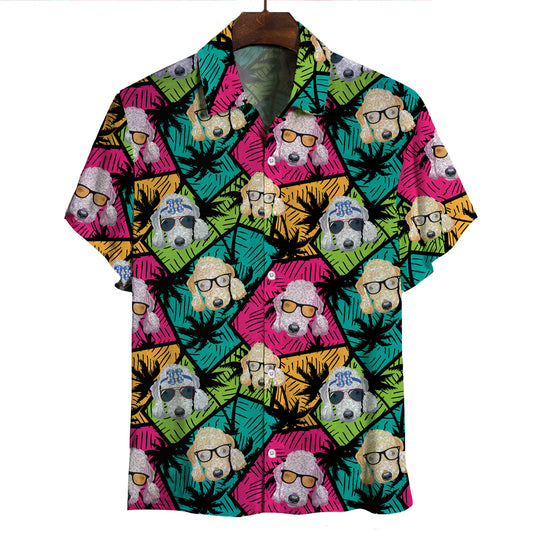 Aloha Hawaiian Bedlington Terrier Shirt V2