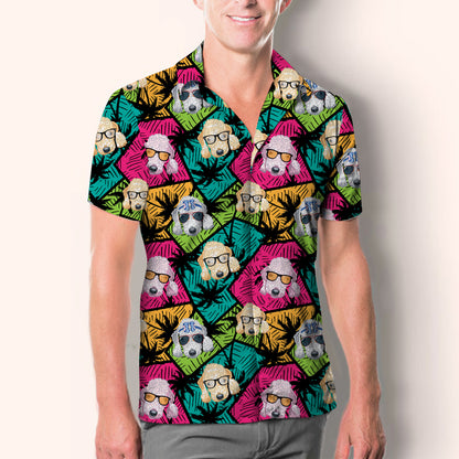 Aloha Hawaiian Bedlington Terrier Shirt V2
