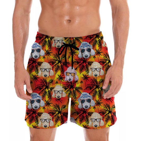 Aloha Hawaiian Bedlington Terrier Shorts V1