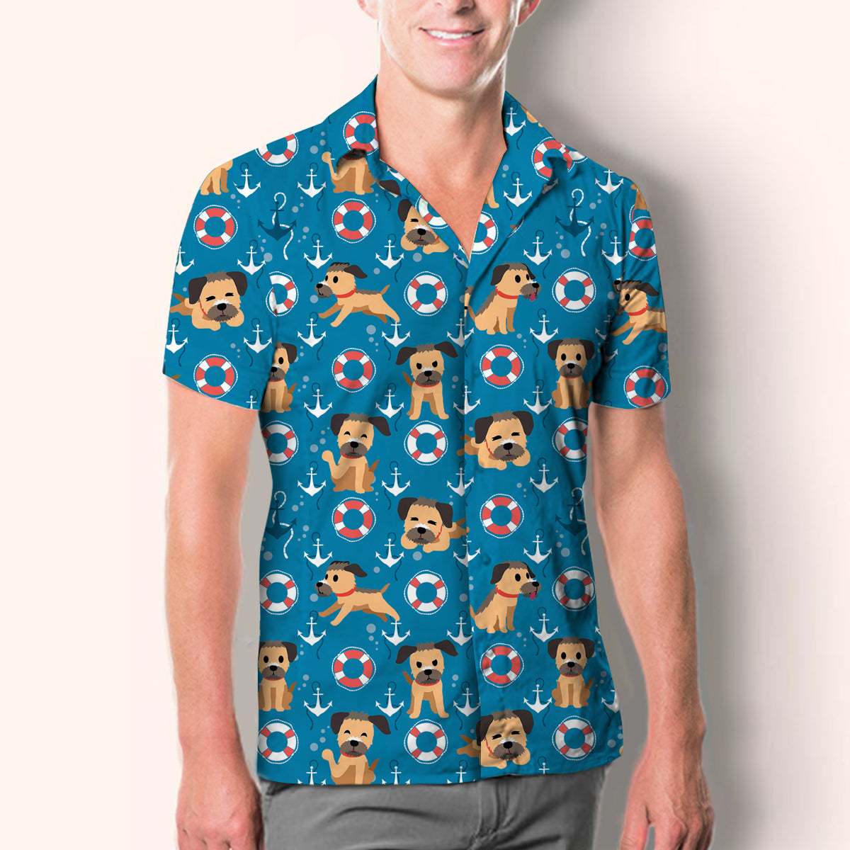 Border Terrier - Hawaiian Shirt V1