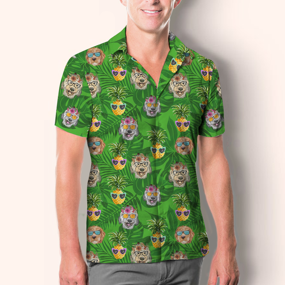 Aloha Hawaiian Labradoodle Shirt V3