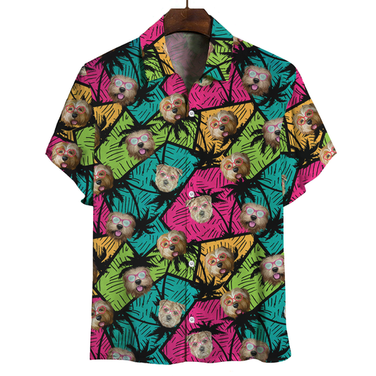 Aloha Hawaiian Norfolk Terrier Shirt V1