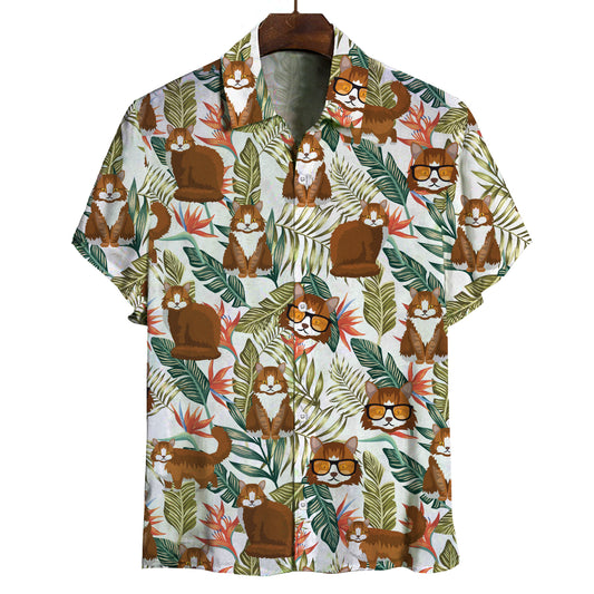 Siberian Cat - Hawaiian Shirt V1