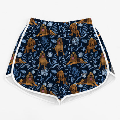 Bloodhound - Colorful Women's Running Shorts V3