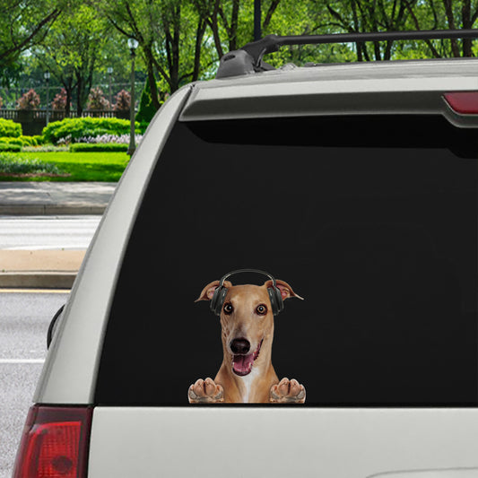 Can You See Me Now - Greyhound Car/ Door/ Fridge/ Laptop Sticker V4