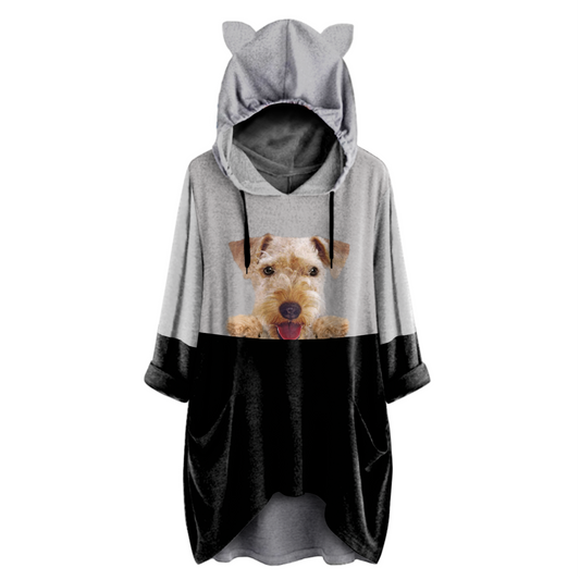 Can You See Me Now - Lakeland Terrier Hoodie With Ears V1