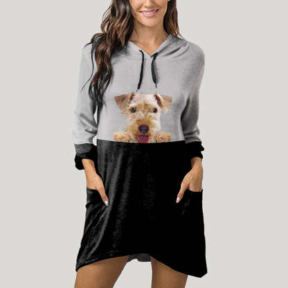 Can You See Me Now - Lakeland Terrier Hoodie With Ears V1