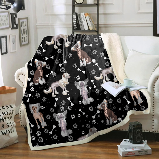 Cute Chinese Crested - Blanket V2