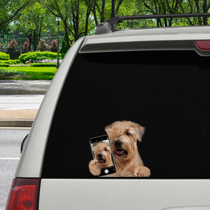 Do You Like My Selfie - Wheaten Terrier Car/ Door/ Fridge/ Laptop Sticker V1