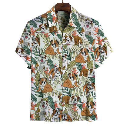 English Bulldog - Hawaiian Shirt V5