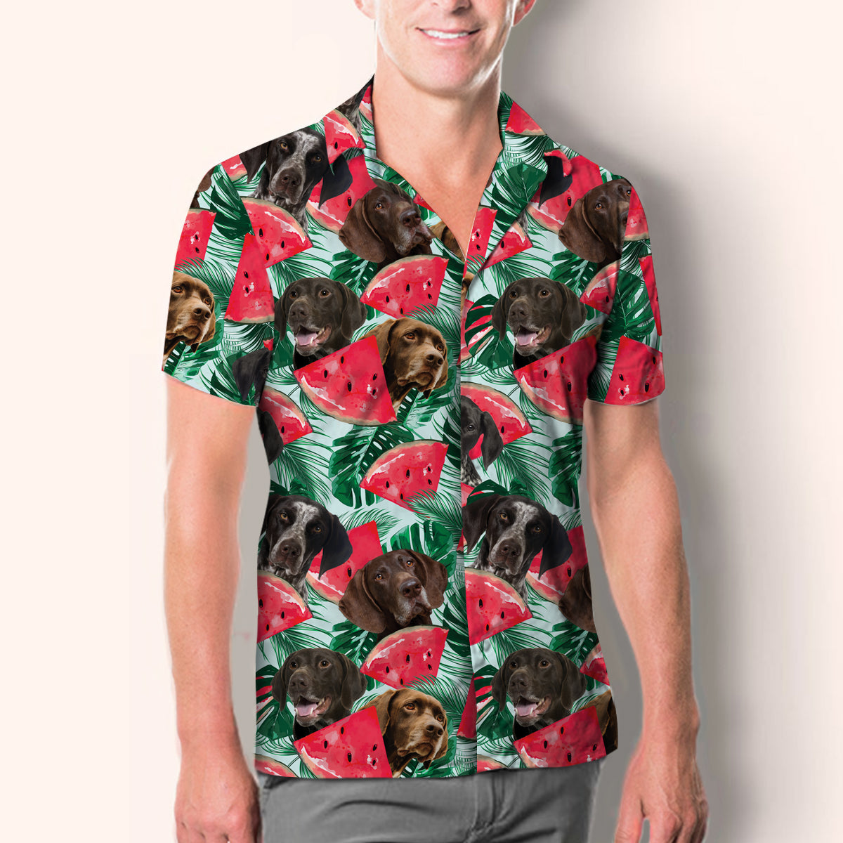 German Shorthaired Pointer - Hawaiian Shirt V1