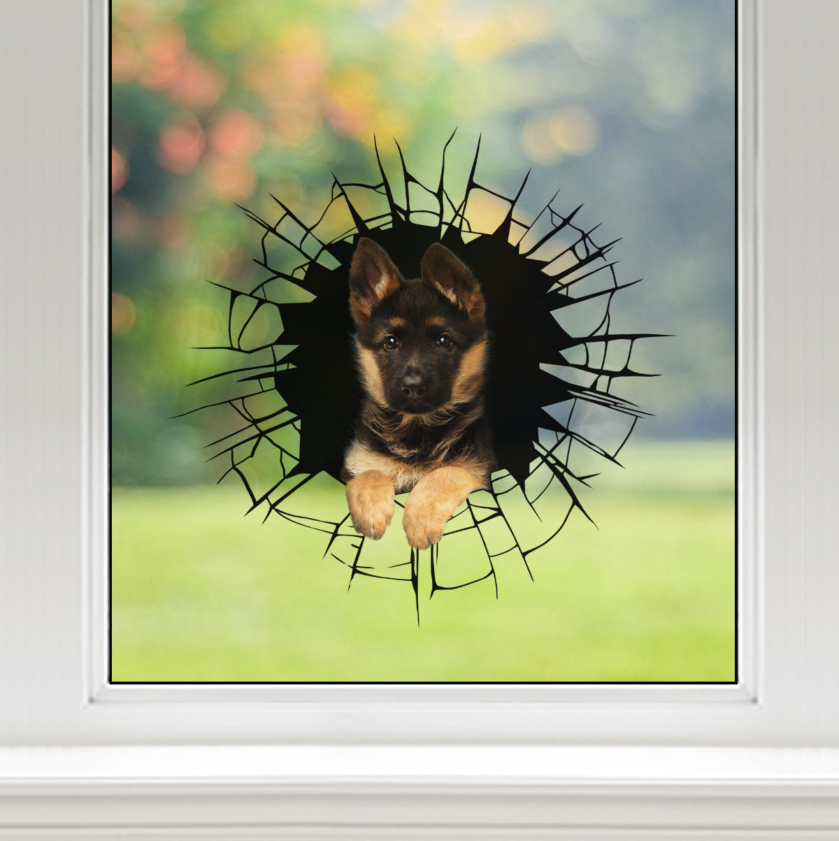 Get In - It's Time For Shopping - German Shepherd Car/ Door/ Fridge/ Laptop Sticker V1