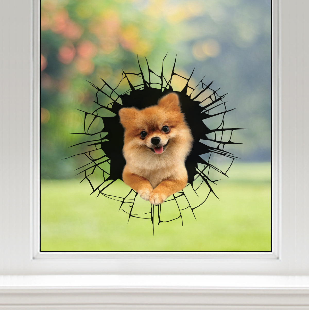 Get In - It's Time For Shopping - Pomeranian Car/ Door/ Fridge/ Laptop Sticker V2