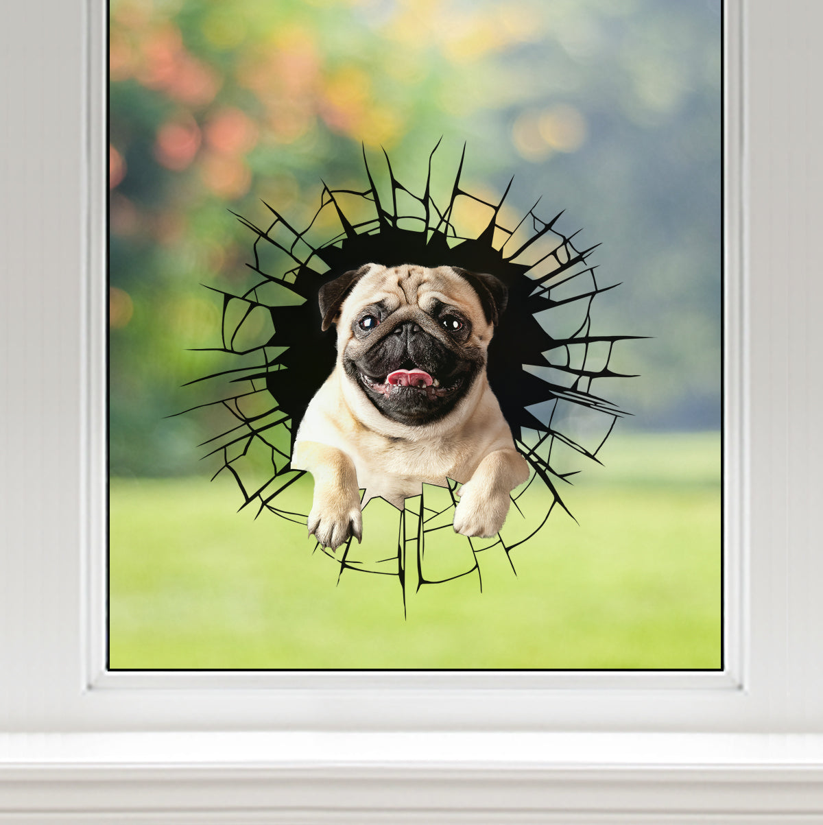 Get In - It's Time For Shopping - Pug Car/ Door/ Fridge/ Laptop Sticker V1