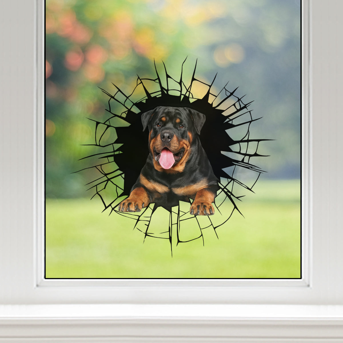 Get In - It's Time For Shopping - Rottweiler Car/ Door/ Fridge/ Laptop Sticker V1