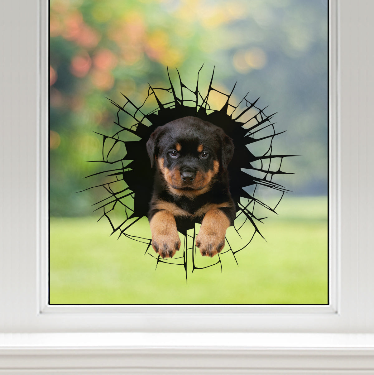Get In - It's Time For Shopping - Rottweiler Car/ Door/ Fridge/ Laptop Sticker V2